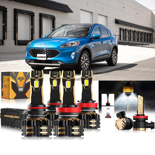For 2020 Ford Escape 9005 H11 LED Headlight Bulbs Bundle - Auxbeam  – éclairage LED auto
