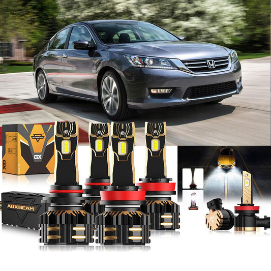 For 2013-2015 Honda Accord 9005 H11 LED Headlight Bulbs Bundle - Auxbeam  – éclairage LED auto