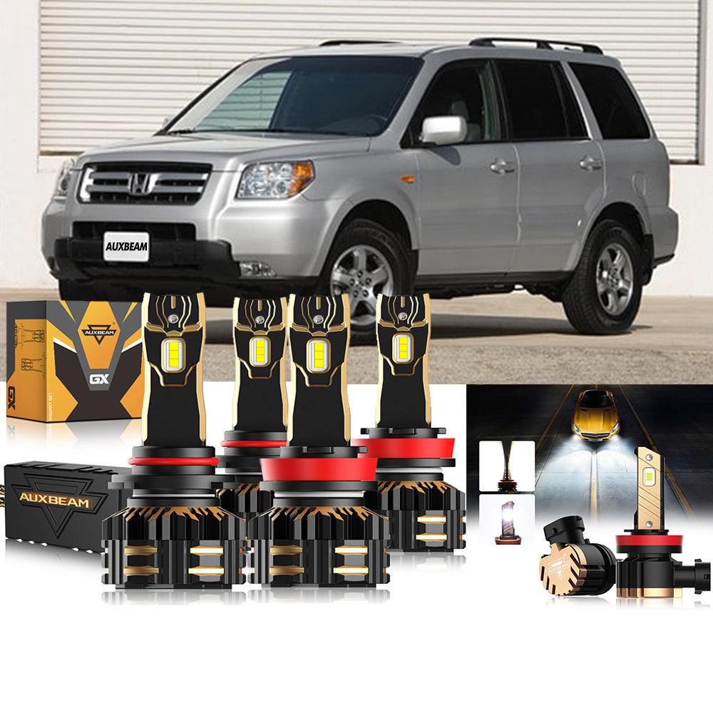 For 2006-2019 Honda Pilot 9005 H11 LED Headlight Bulbs Bundle - Auxbeam  – éclairage LED auto
