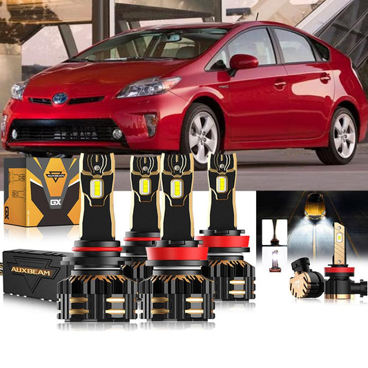 For 2010-2015 Toyota Prius 9005 H11 LED Headlight Bulbs Bundle - Auxbeam  – éclairage LED auto