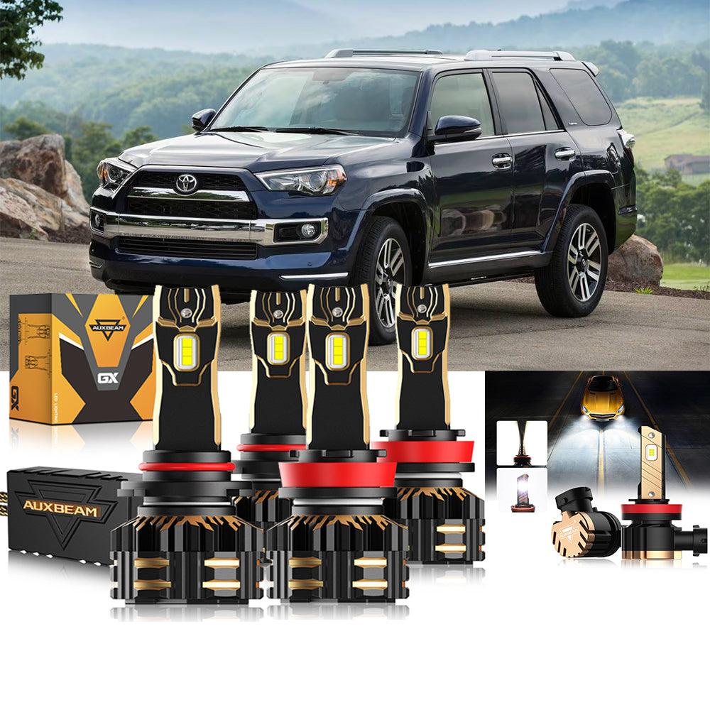 For 2010-2020 Toyota 4Runner 9005 H11 LED Headlight Bulbs Bundle - Auxbeam  – éclairage LED auto