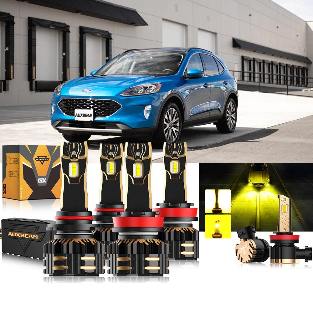For 2020 Ford Escape 9005 H11 LED Headlight Bulbs Bundle - Auxbeam  – éclairage LED auto