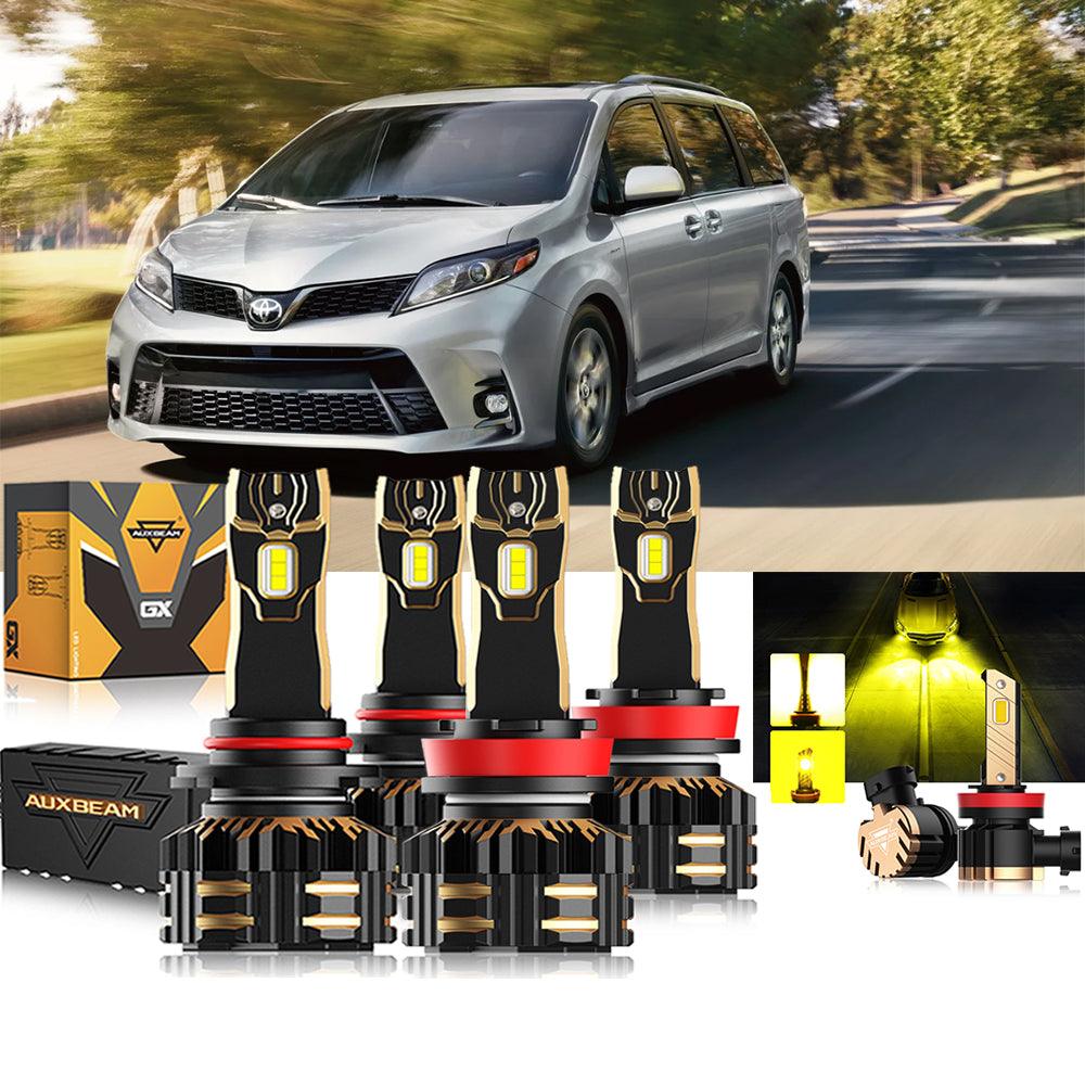 For 2020 Toyota Sienna 9005 D4S LED Headlight Bulbs Bundle - Auxbeam  – éclairage LED auto