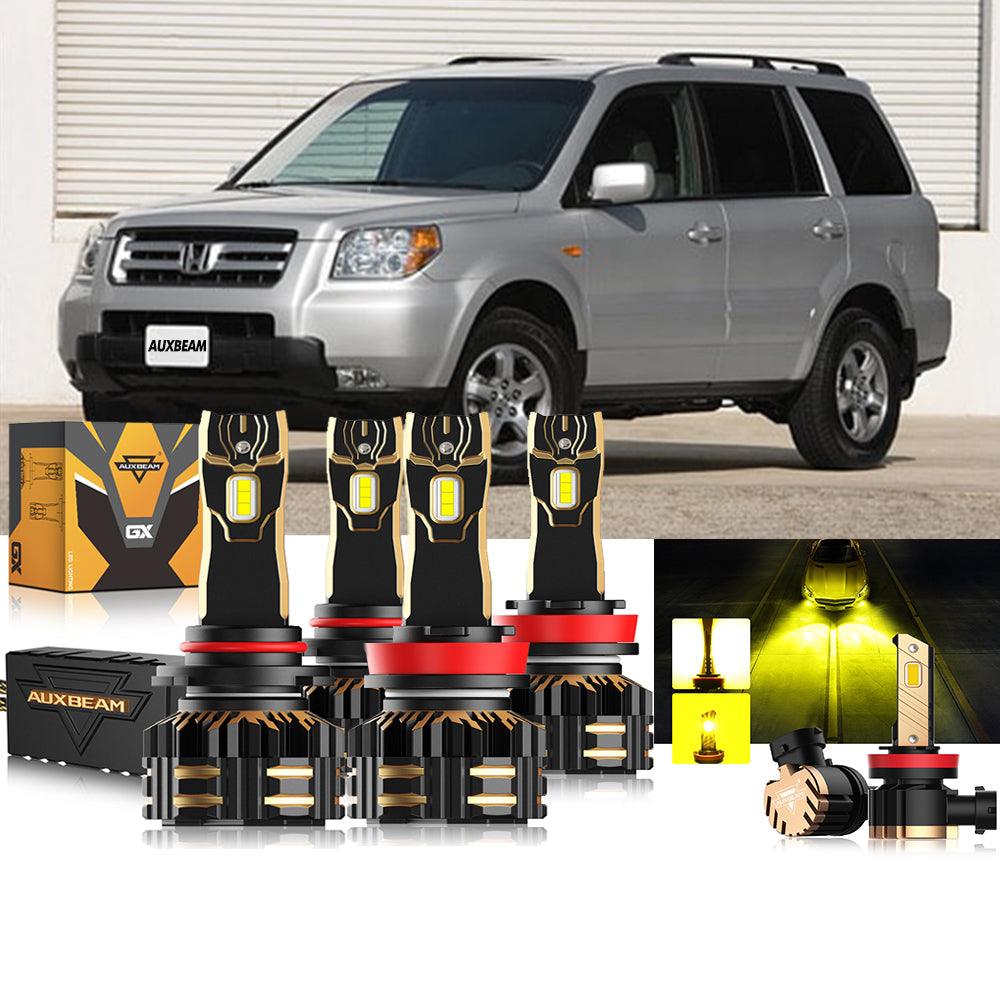 For 2006-2019 Honda Pilot 9005 H11 LED Headlight Bulbs Bundle - Auxbeam  – éclairage LED auto