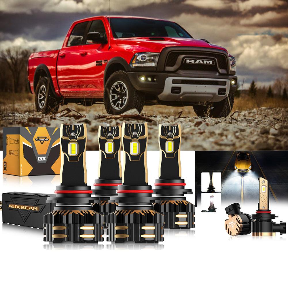 For 2016-2017 Ram 1500 ( with projector-type headlights) 9005 9005 LED Headlight Bulbs Bundle - Auxbeam  – éclairage LED auto