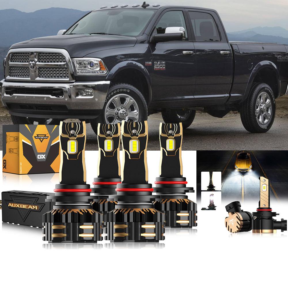 For 2016-2017 Ram 2500 (with projector-type headlights) 9005 9005 LED Headlights Bulbs Bundle - Auxbeam  – éclairage LED auto