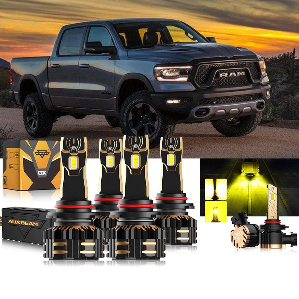 For 2018-2019 Ram 1500 (with projector-type headlights) 9005 9005 LED Headlight Bulbs Bundle - Auxbeam  – éclairage LED auto