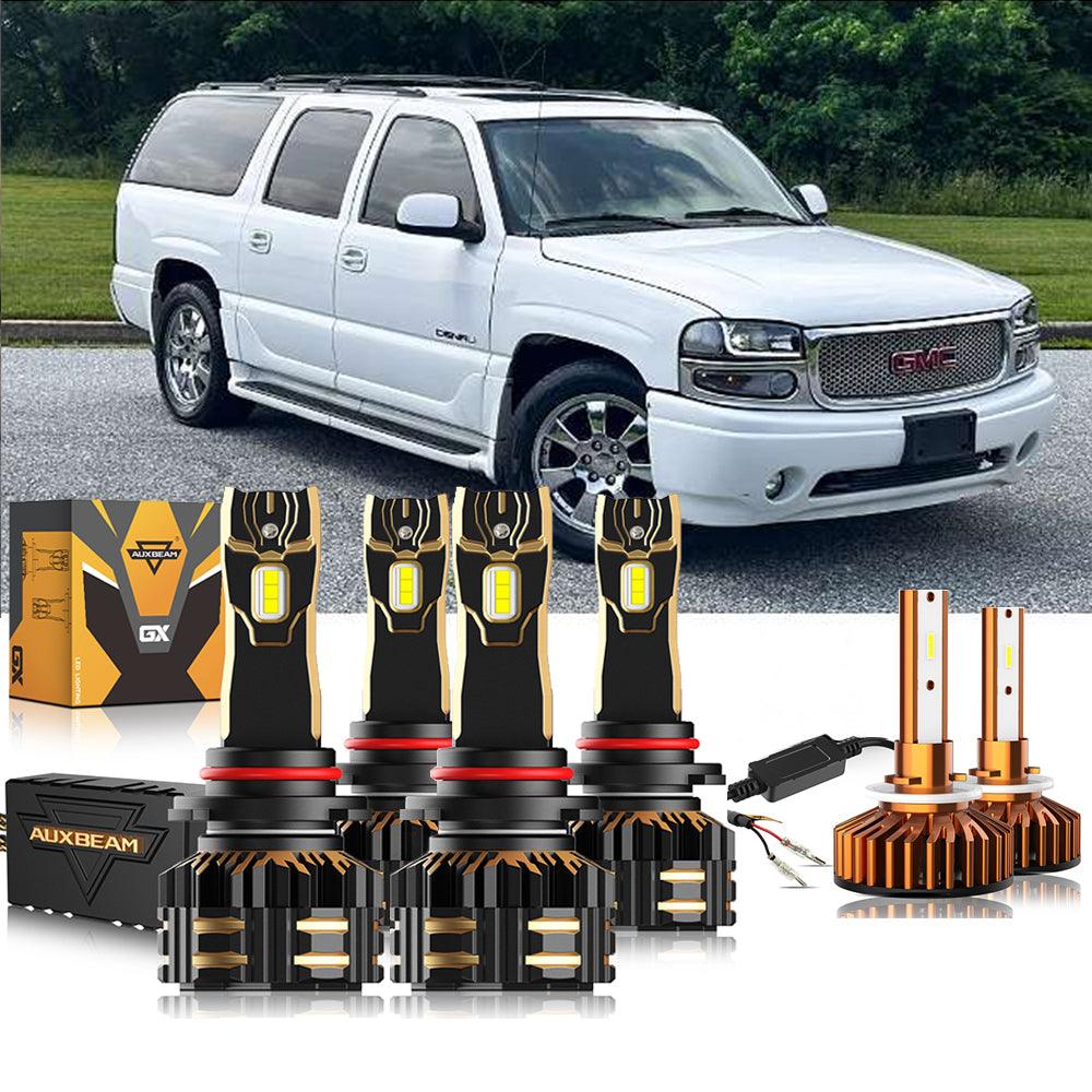 For 2002-2006 GMC Yukon XL 1500 9005 9006 LED Headlight Bulbs Bundle - Auxbeam  – éclairage LED auto