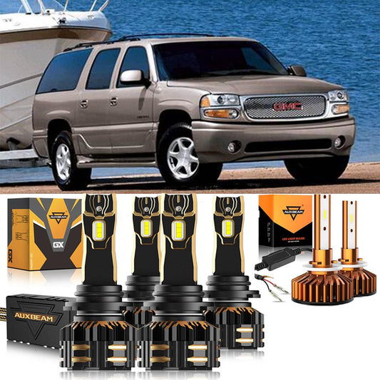 For 2002-2006 GMC Yukon 9005 9006 LED Headlight Bulbs Bundle - Auxbeam  – éclairage LED auto