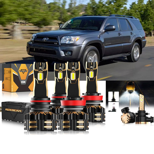 For 2006-2009 Toyota 4Runner 9005 H11 LED Headlight Bulbs Bundle - Auxbeam  – éclairage LED auto