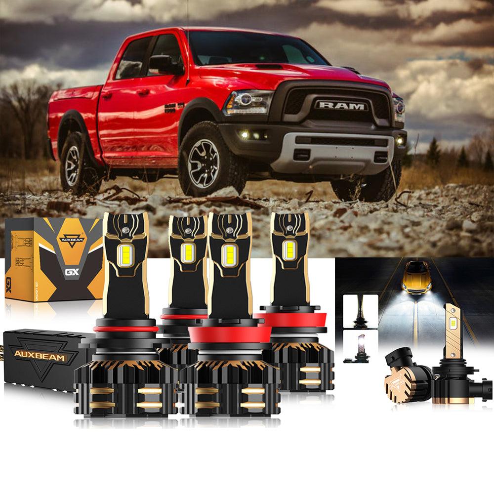 For 2016-2017 Ram 1500 ( without projector-type headlights) 9005 H11 LED Headlight Bulbs Bundle - Auxbeam  – éclairage LED auto