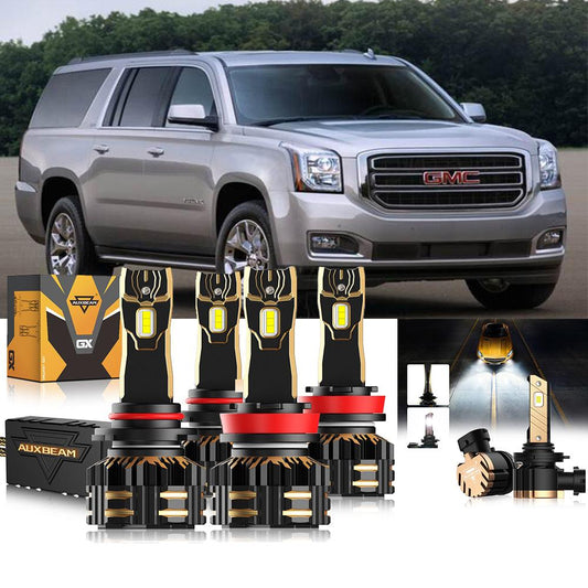 For 2017-2018 GMC Yukon XL Halogen 9005 H11 LED Headlight Bulbs Bundle - Auxbeam  – éclairage LED auto