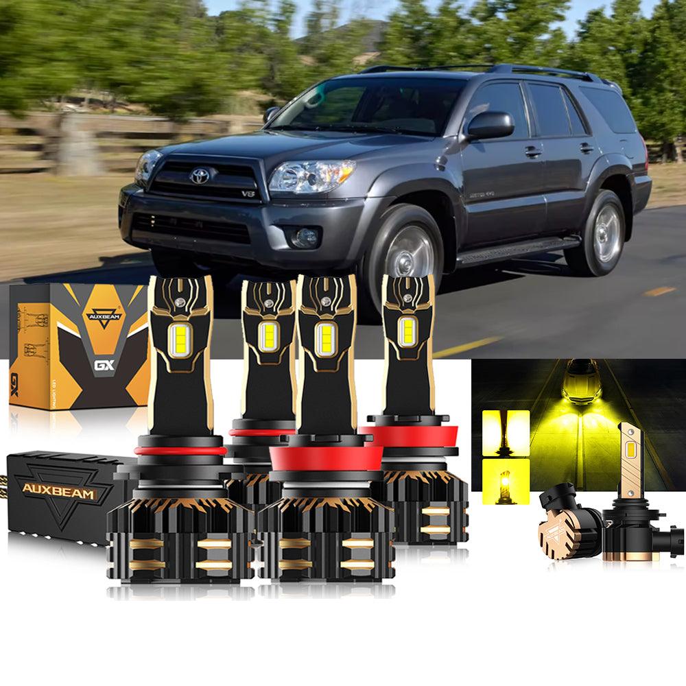 For 2006-2009 Toyota 4Runner 9005 H11 LED Headlight Bulbs Bundle - Auxbeam  – éclairage LED auto