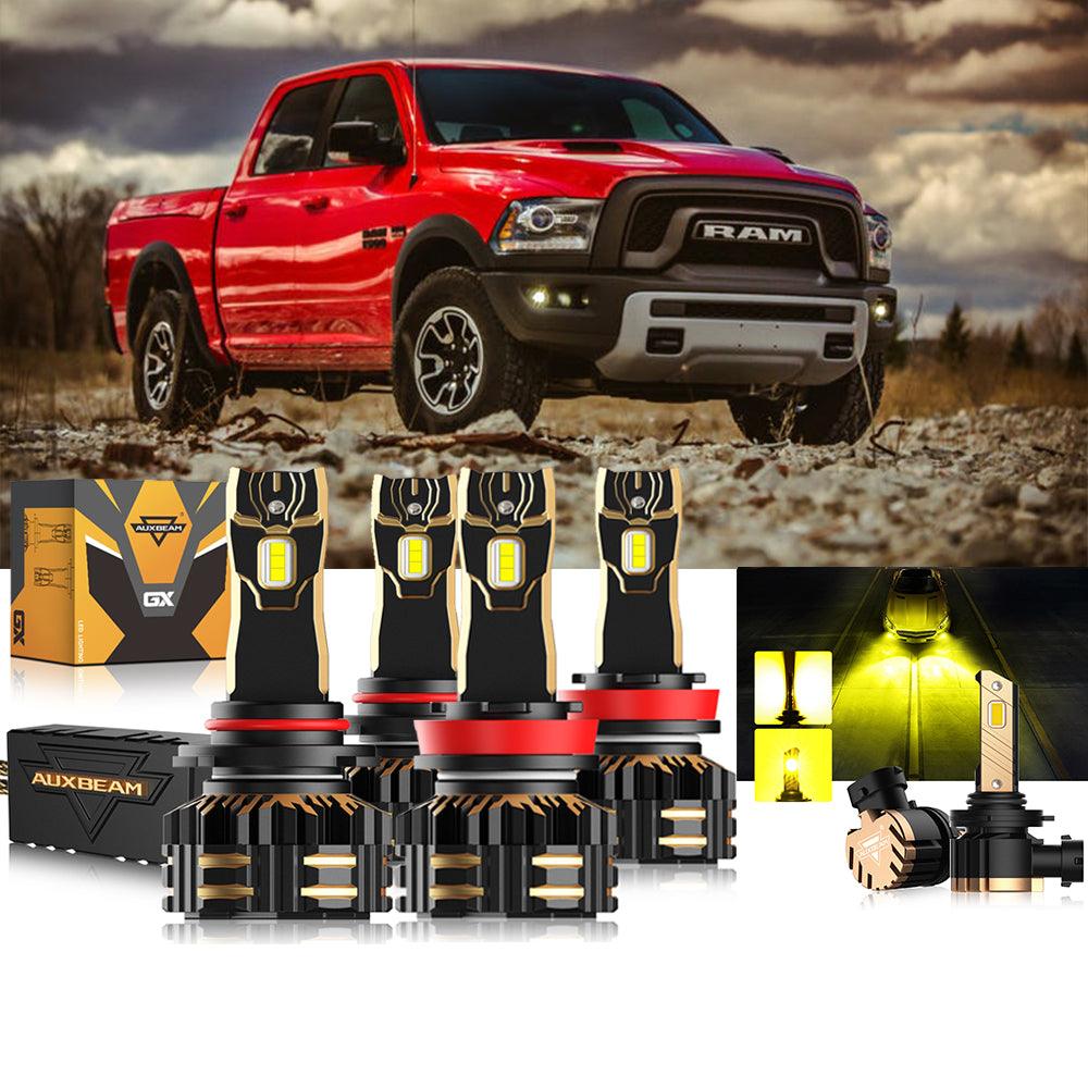 For 2016-2017 Ram 1500 ( without projector-type headlights) 9005 H11 LED Headlight Bulbs Bundle - Auxbeam  – éclairage LED auto