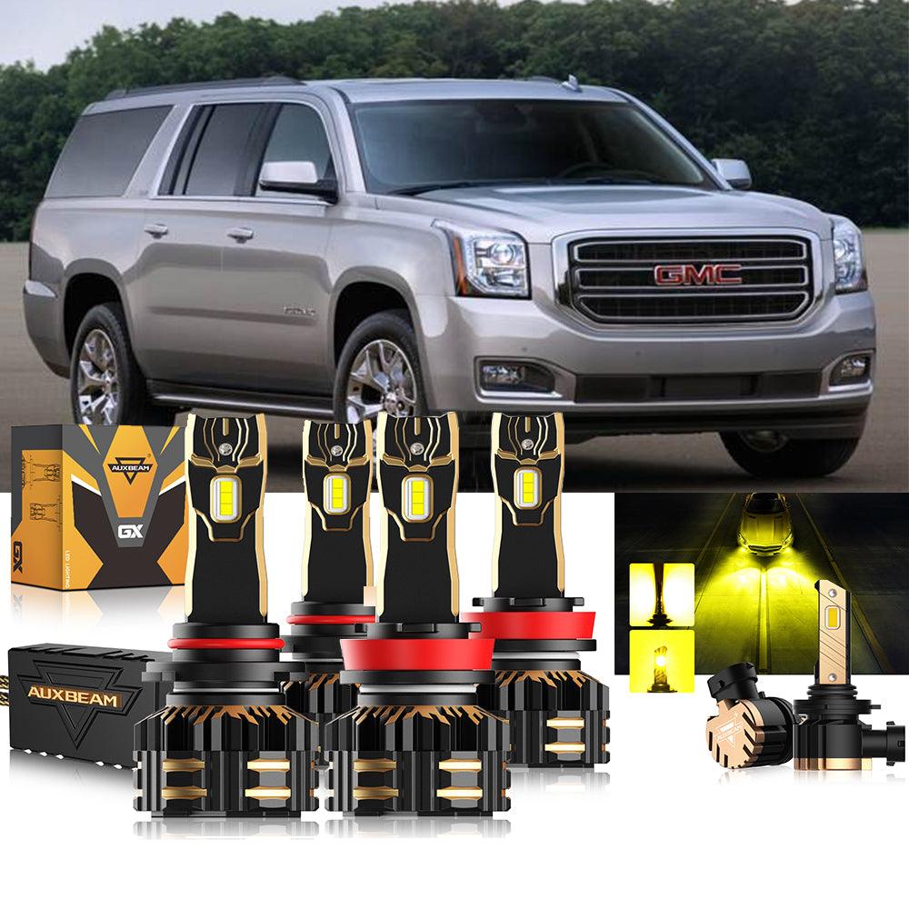 For 2017-2018 GMC Yukon XL Halogen 9005 H11 LED Headlight Bulbs Bundle - Auxbeam  – éclairage LED auto