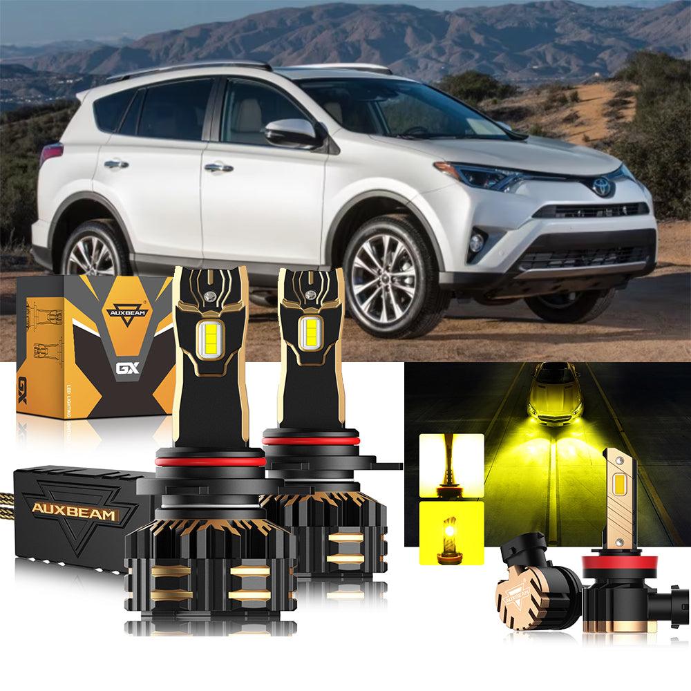 For 2016-2018 Toyota RAV4 9012 LED Headlight Bulbs Bundle - Auxbeam  – éclairage LED auto