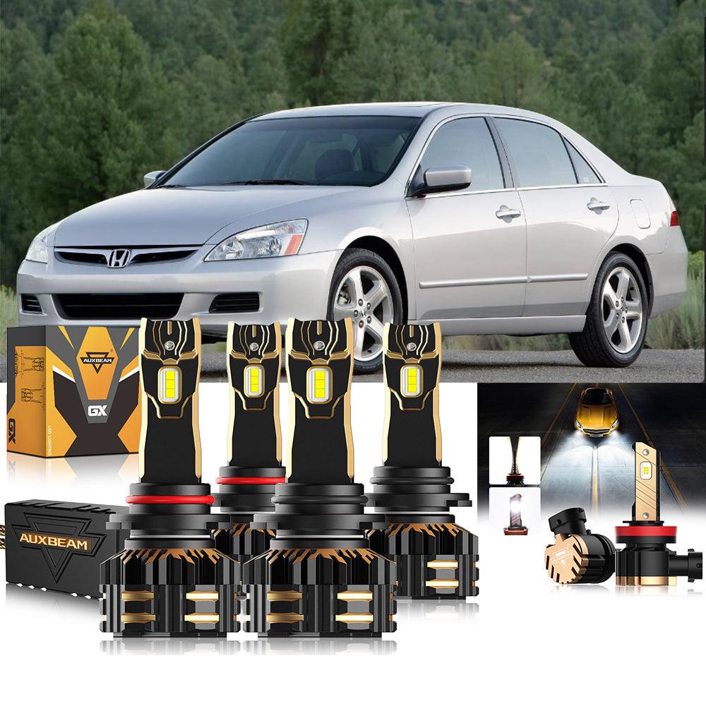 For 2006-2007 Honda Accord 9005 9006 LED Headlight Bulbs Bundle - Auxbeam  – éclairage LED auto