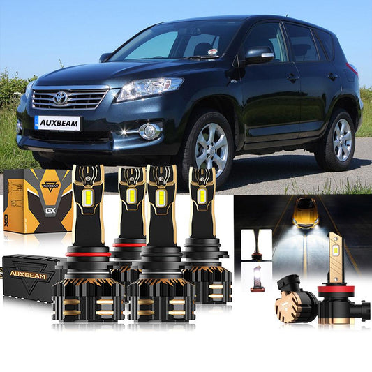 For 2006-2012 Toyota RAV4 9005 9006 LED Headlight Bulbs Bundle - Auxbeam  – éclairage LED auto