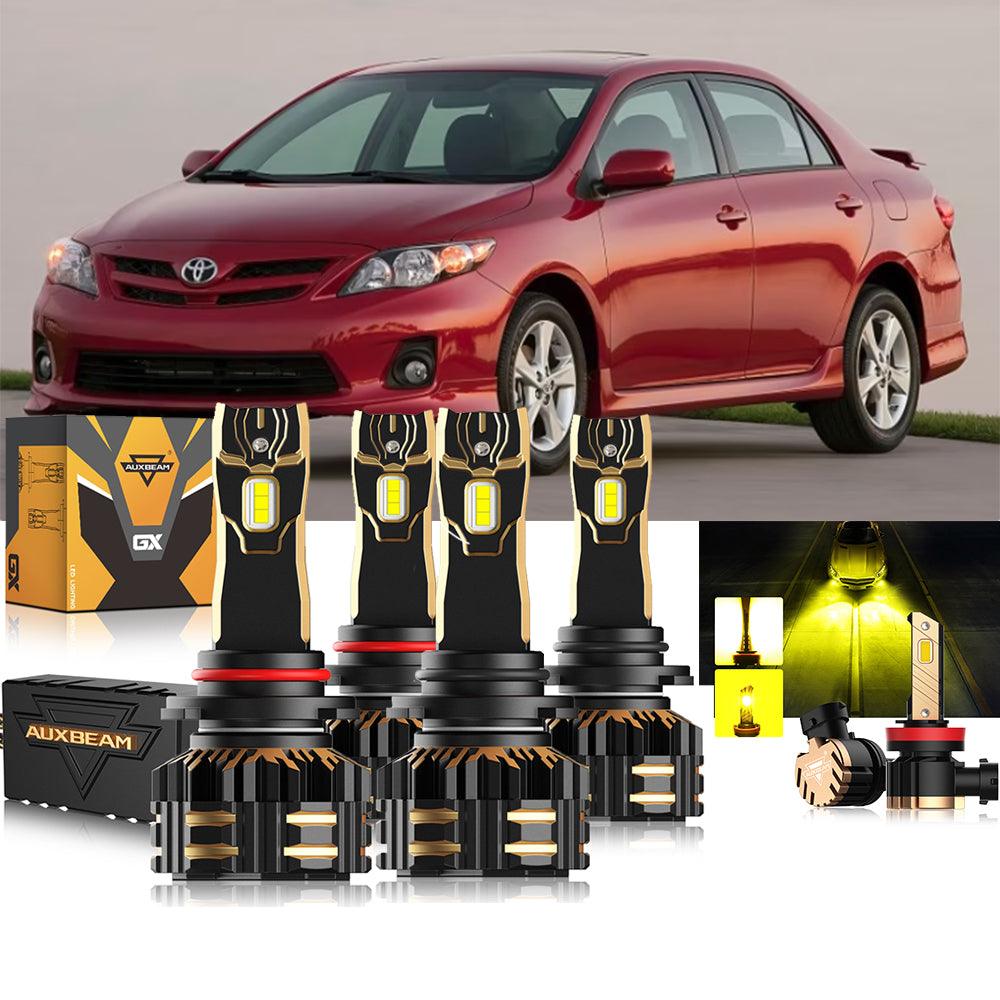 For 2009-2013 Toyota Corolla 9005 9006 LED Headlight Bulbs Bundle - Auxbeam  – éclairage LED auto