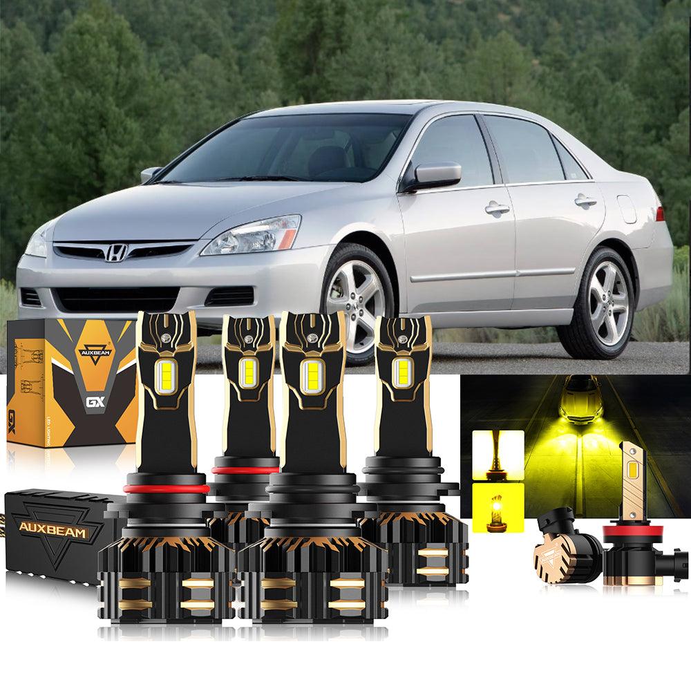 For 2006-2007 Honda Accord 9005 9006 LED Headlight Bulbs Bundle - Auxbeam  – éclairage LED auto