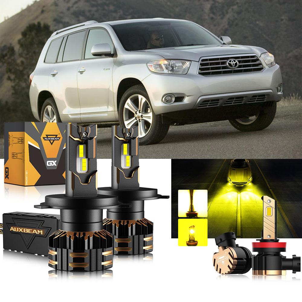 For 2008-2010 Toyota Highlander H4 LED Headlight Bulbs - Auxbeam  – éclairage LED auto