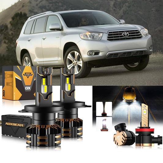 For 2008-2010 Toyota Highlander H4 LED Headlight Bulbs - Auxbeam  – éclairage LED auto