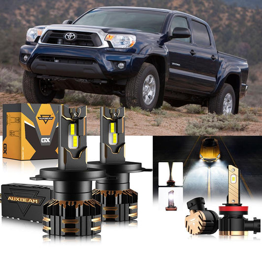 For 2012-2015 Toyota Tacoma H4 LED Headlight Bulbs Bundle - Auxbeam  – éclairage LED auto