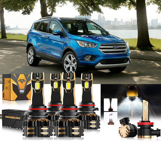 For 2018-2019 Ford Escape 9005 LED Headlight Bulbs Bundle - Auxbeam  – éclairage LED auto