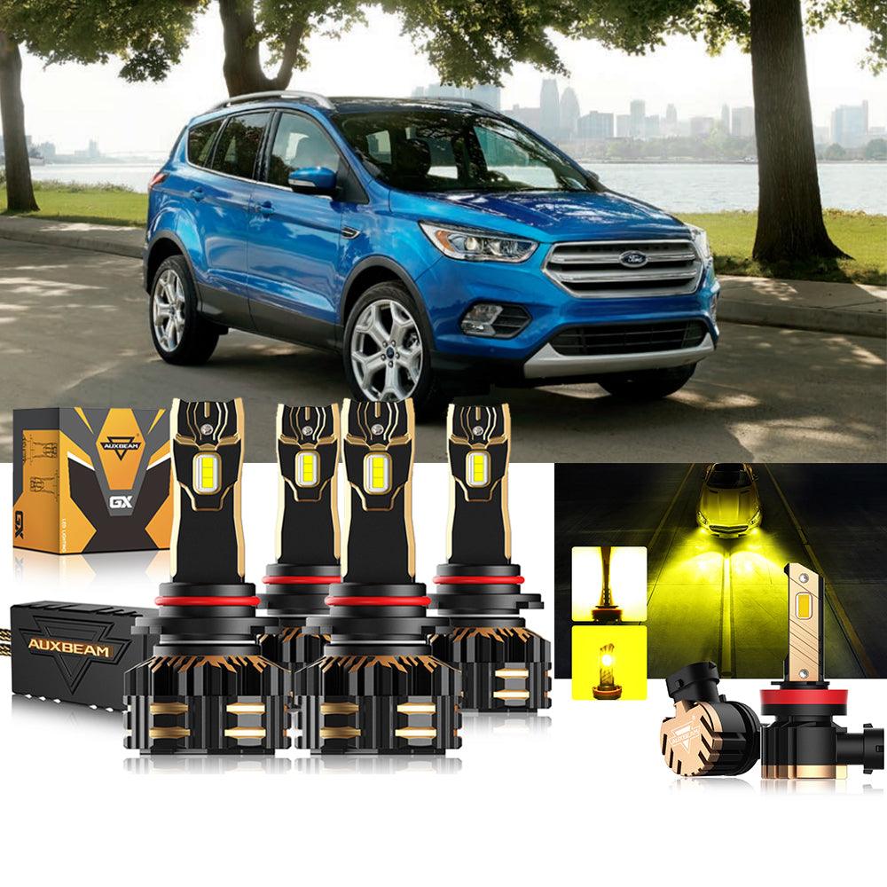 For 2018-2019 Ford Escape 9005 LED Headlight Bulbs Bundle - Auxbeam  – éclairage LED auto