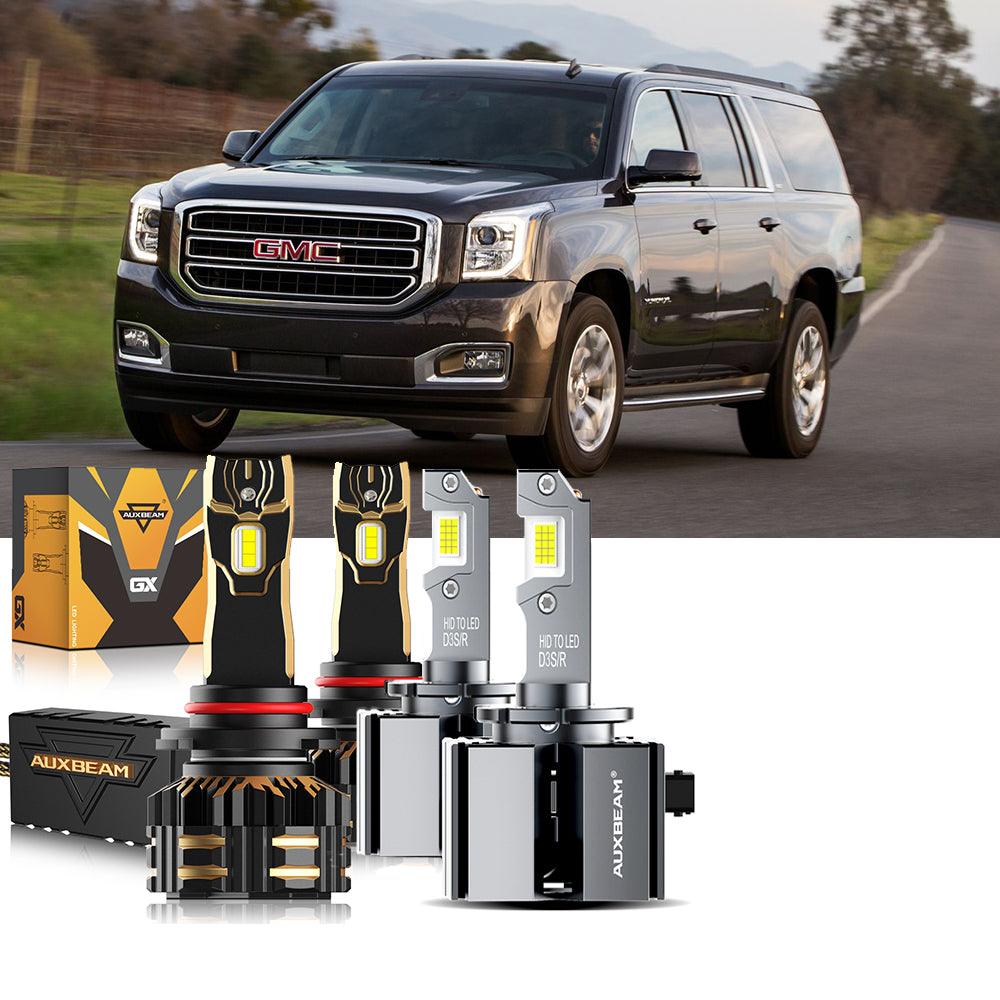 For 2017-2018 GMC Yukon XL HID 9005 D3S LED Headlight Bulbs Bundle - Auxbeam  – éclairage LED auto