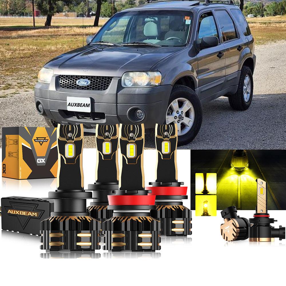 For 2005-2006 Ford Escape H4 LED Headlight Bulbs Bundle - Auxbeam  – éclairage LED auto