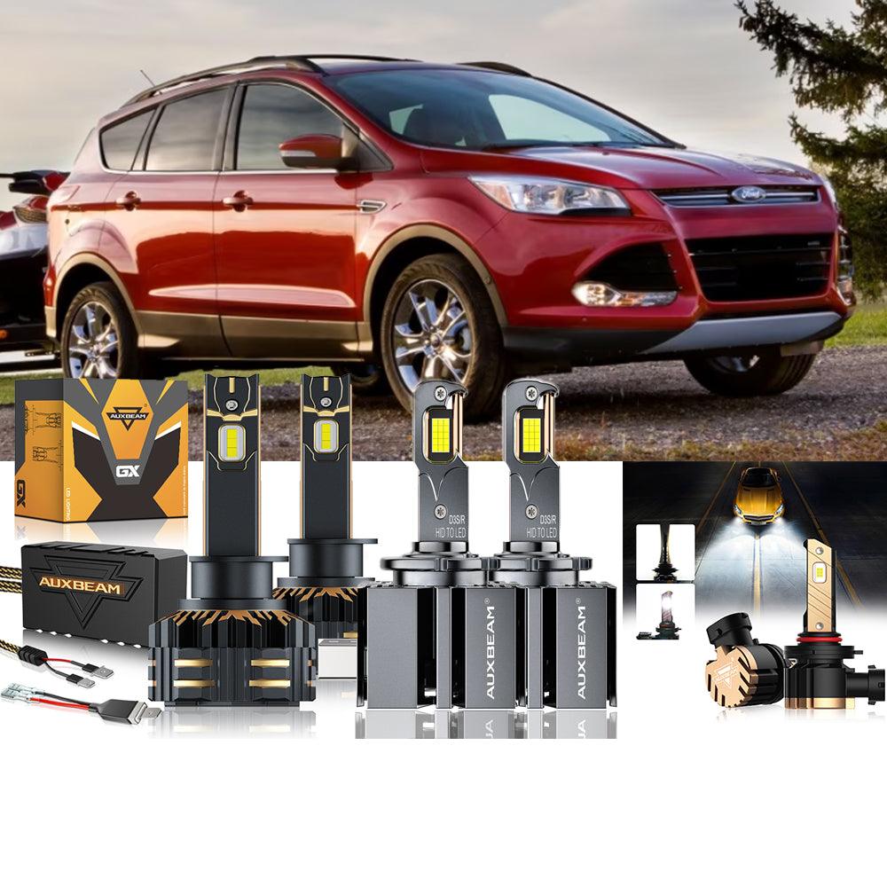 For 2013-2016 Ford Escape H1 D3S LED Headlight Bulbs Bundle with HID Headlamps - Auxbeam  – éclairage LED auto