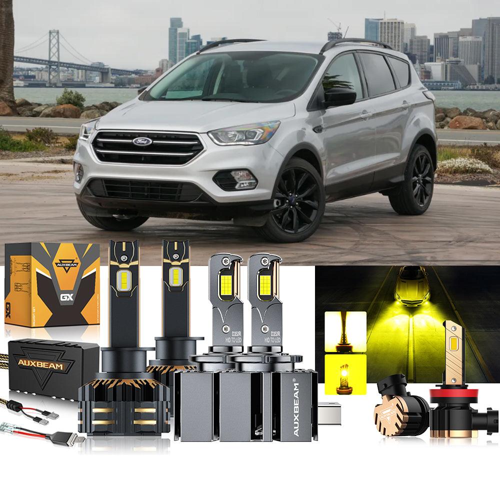 For 2017 Ford Escape H1 D3S LED Headlight Bulbs Bundle - Auxbeam  – éclairage LED auto