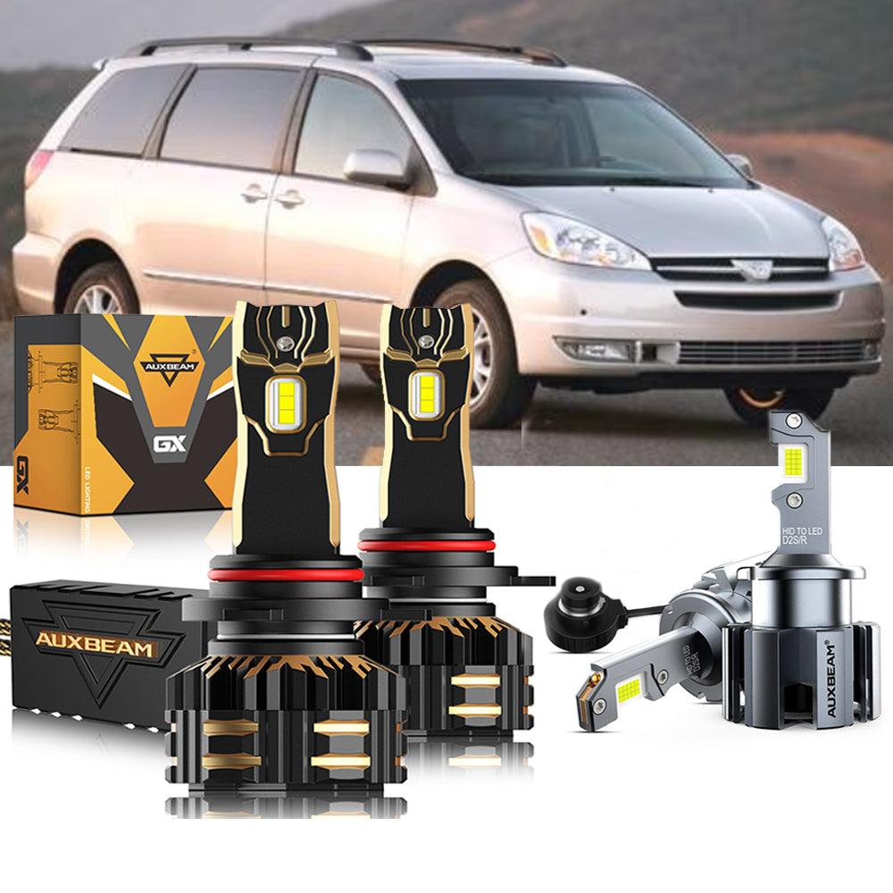 For 2004-2005 Toyota Sienna 9005 D2S LED Headlight Bulbs Bundle - Auxbeam  – éclairage LED auto