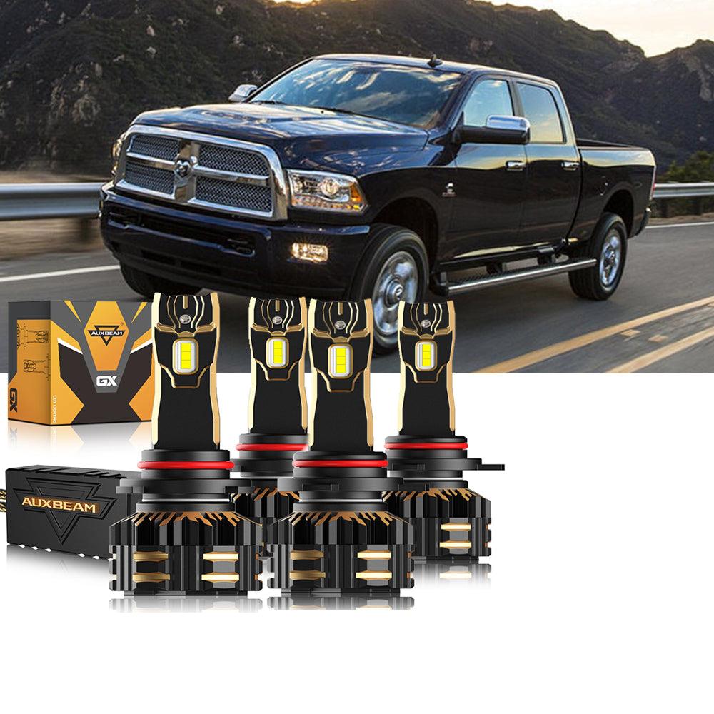 For 2013-2015 Ram 2500 (with projector-type headlights) 9005 9012 LED Headlight Bulbs Bundle - Auxbeam  – éclairage LED auto