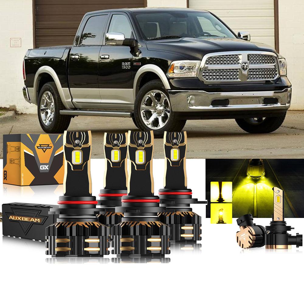 For 2014 Ram 1500 (with projector-type headlights) 9005 9012 LED Headlight Bulbs Bundle - Auxbeam  – éclairage LED auto