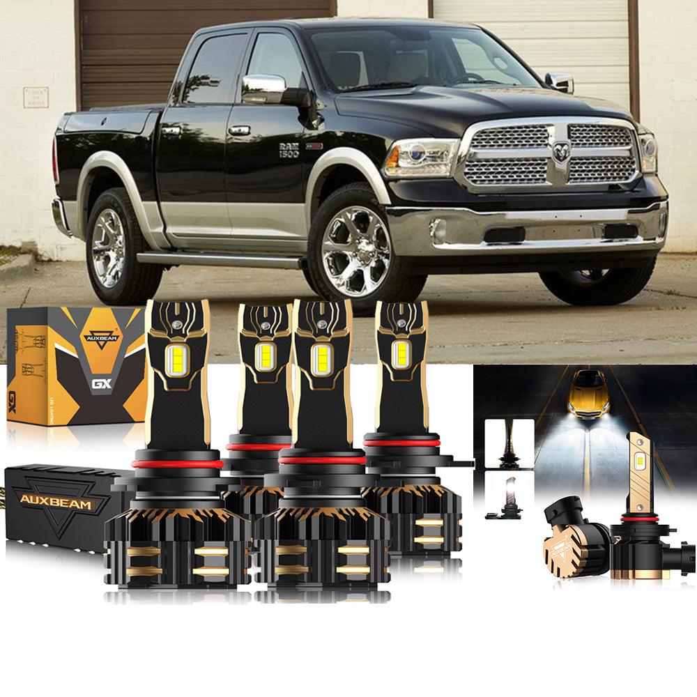 For 2014 Ram 1500 (with projector-type headlights) 9005 9012 LED Headlight Bulbs Bundle - Auxbeam  – éclairage LED auto