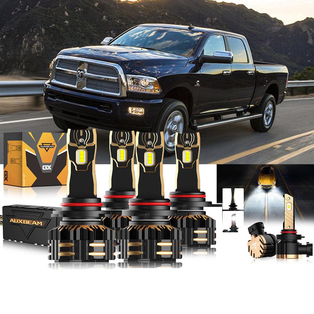 For 2013-2015 Ram 2500 (with projector-type headlights) 9005 9012 LED Headlight Bulbs Bundle - Auxbeam  – éclairage LED auto