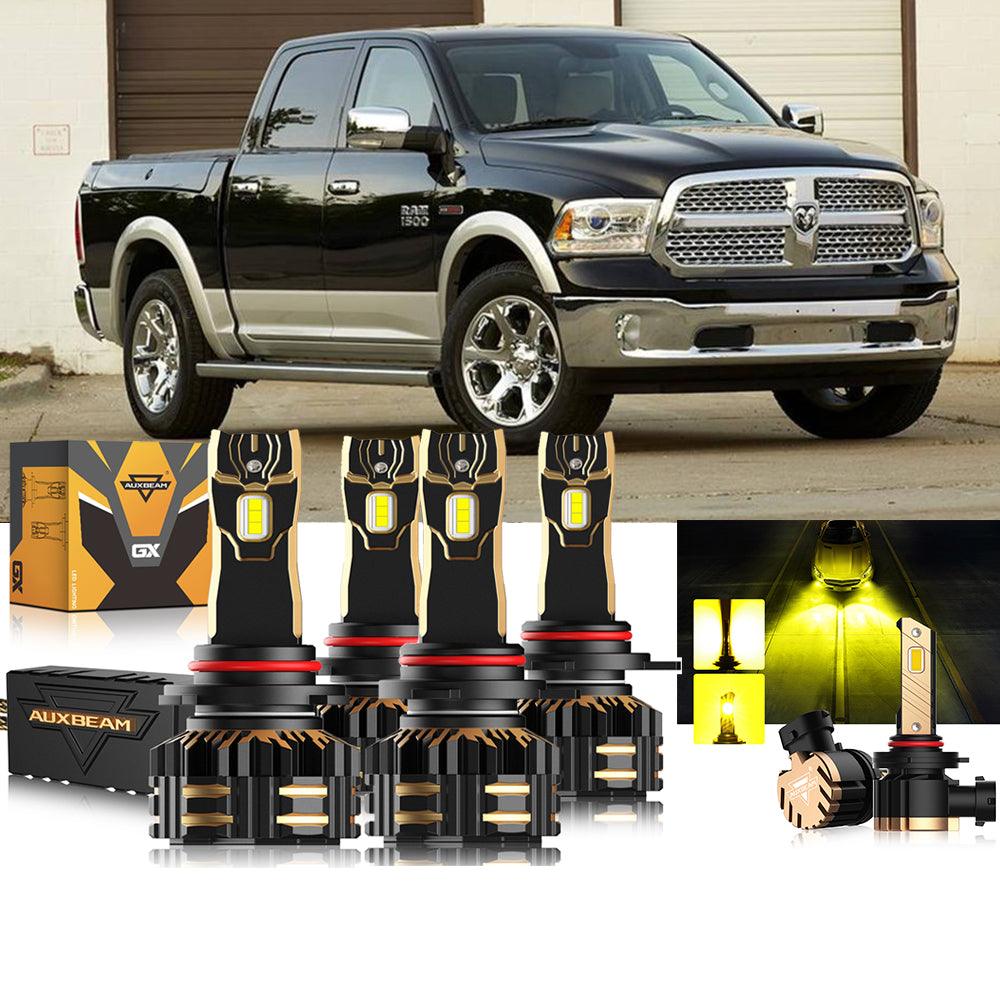 For 2014 Ram 1500 (with projector-type headlights) 9005 9012 LED Headlight Bulbs Bundle - Auxbeam  – éclairage LED auto