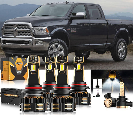 For 2016-2017 Ram 2500 (with projector-type headlights) 9005 9005 LED Headlights Bulbs Bundle - Auxbeam  – éclairage LED auto
