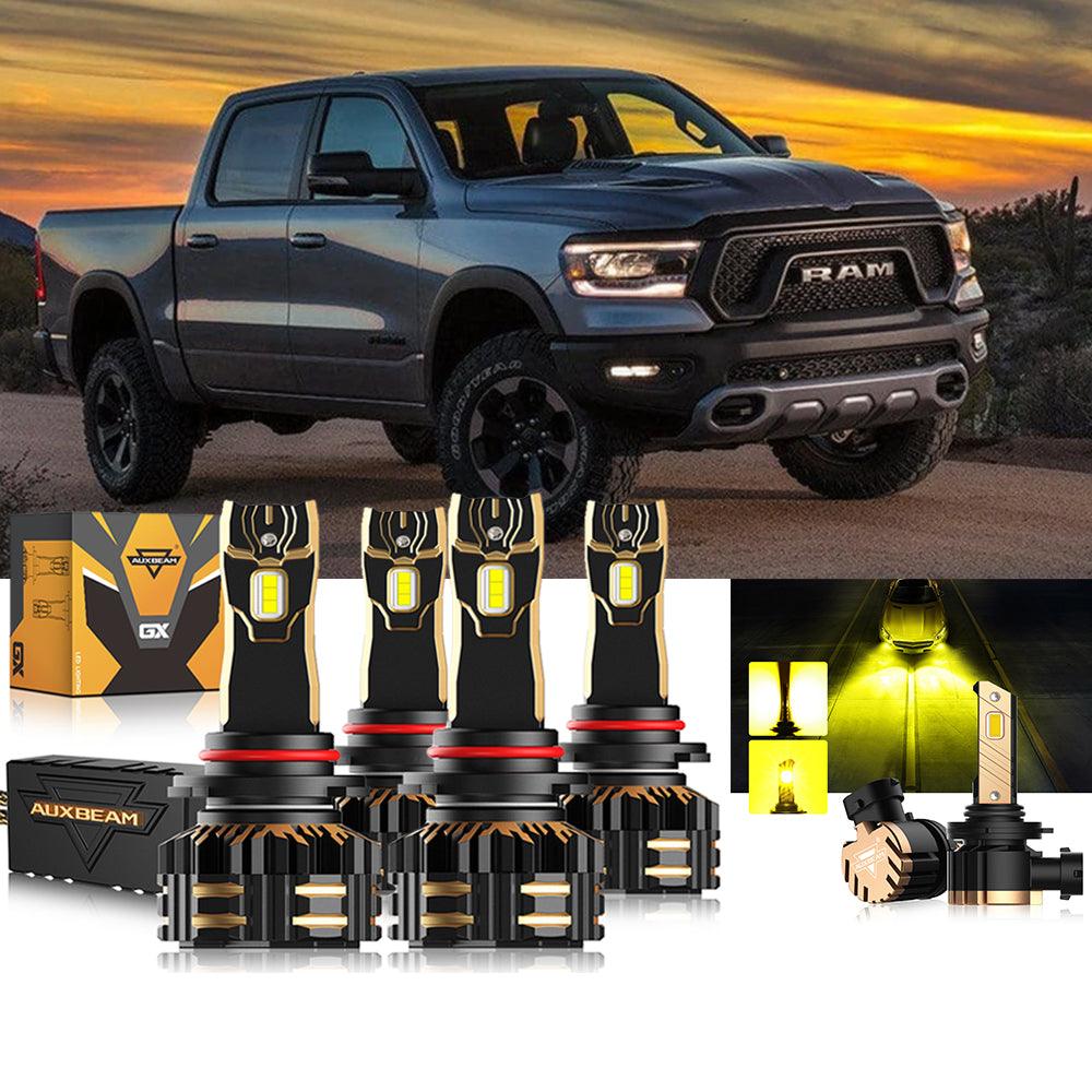 For 2018-2019 Ram 1500 (with projector-type headlights) 9005 9005 LED Headlight Bulbs Bundle - Auxbeam  – éclairage LED auto