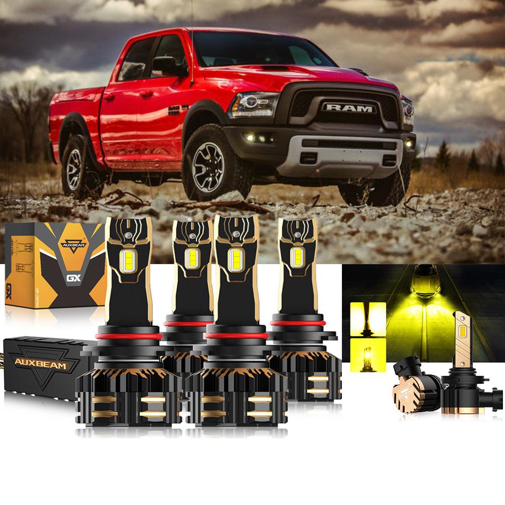 For 2016-2017 Ram 1500 ( with projector-type headlights) 9005 9005 LED Headlight Bulbs Bundle - Auxbeam  – éclairage LED auto