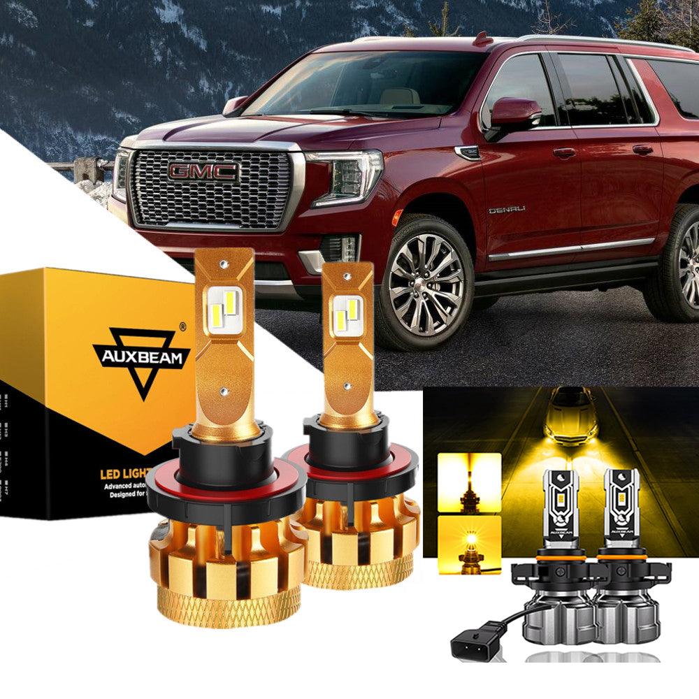 For 2007-2014 GMC Yukon F-16 Plus Series Built-in Canbus Automotive Grade 14000LM LED Light Bulbs High Low Beam Bundle - Auxbeam  – éclairage LED auto