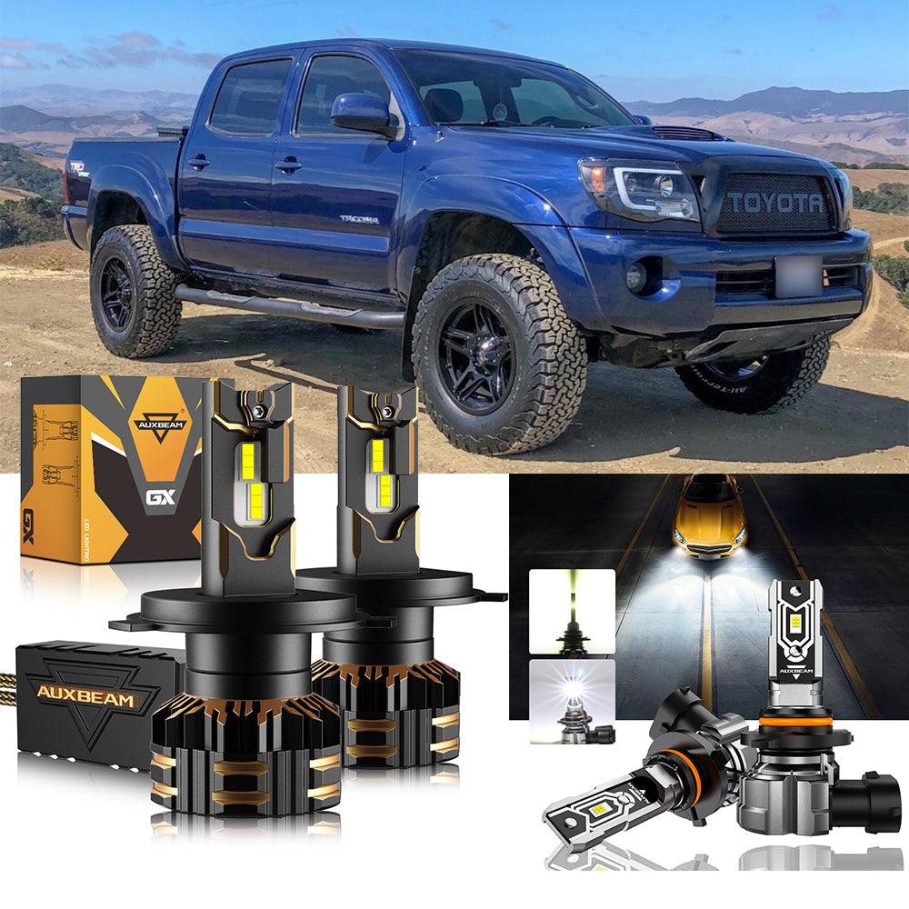 For 2005-2011 Toyota Tacoma H4 LED Headlight Bulbs Bundle - Auxbeam  – éclairage LED auto