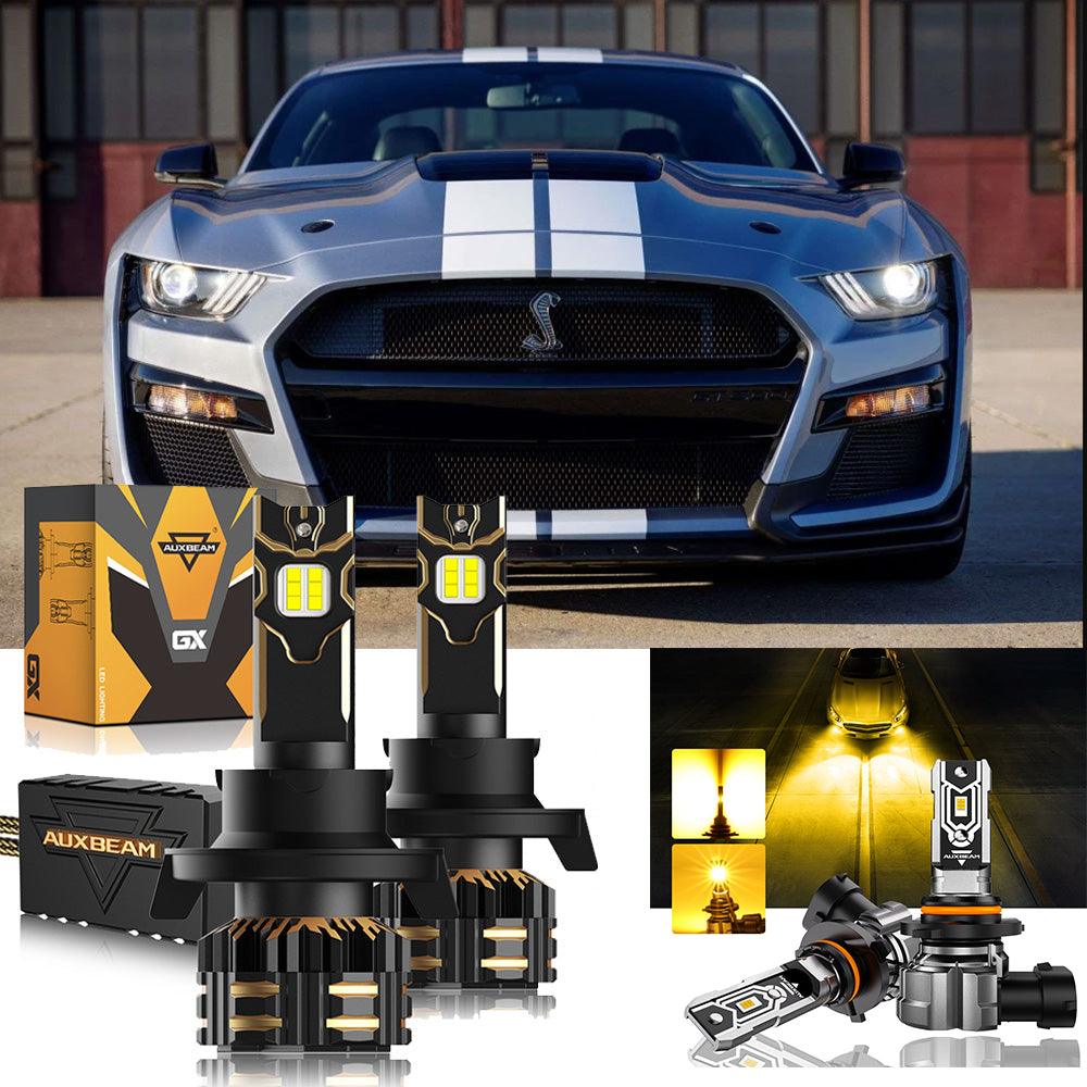 For 2005-2007 Ford Mustang GT H13 LED Headlight Bulbs - Auxbeam  – éclairage LED auto