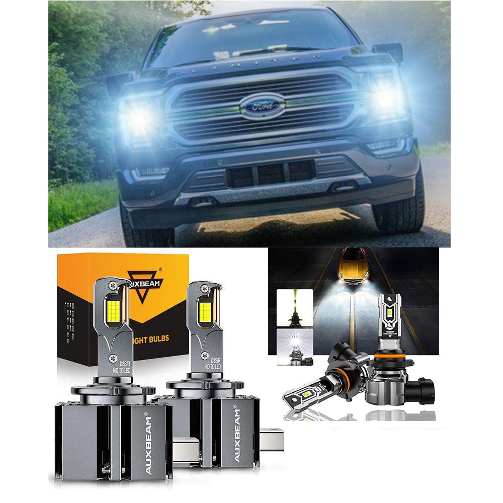 For 2013-2014 Ford F-150 HID D3S LED Headlight Bulbs - Auxbeam  – éclairage LED auto