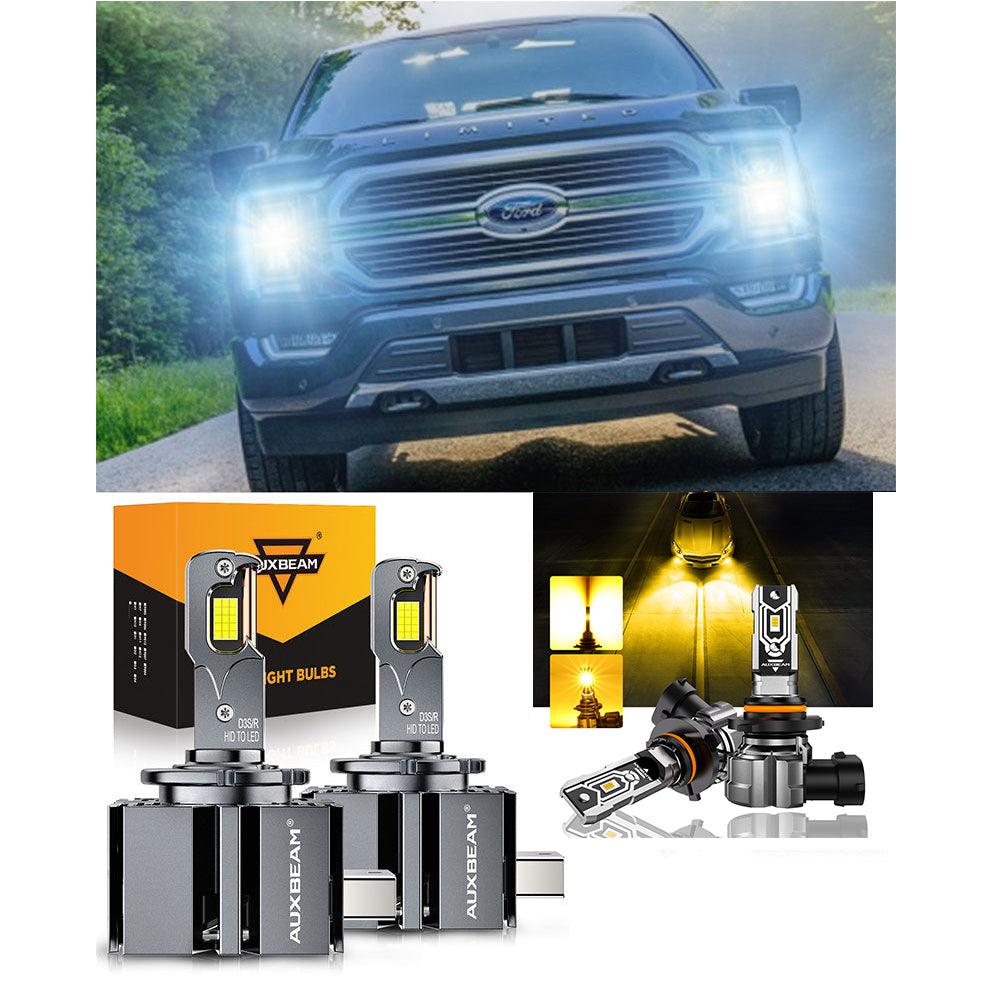 For 2013-2014 Ford F-150 HID D3S LED Headlight Bulbs - Auxbeam  – éclairage LED auto