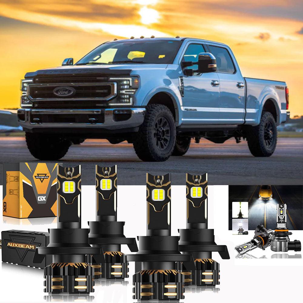 For 2020 Ford F-250 Super Duty  H13 LED Headlight Bulbs Bundle - Auxbeam  – éclairage LED auto