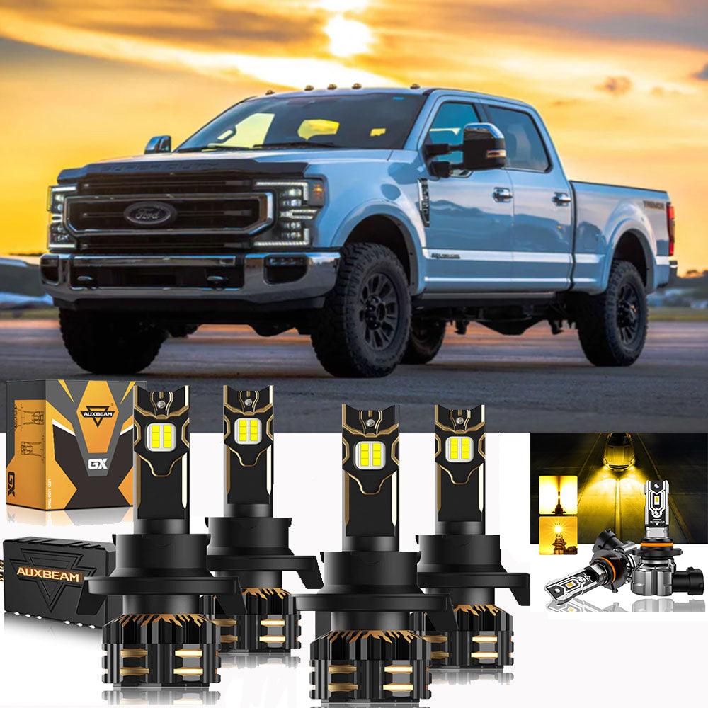 For 2020 Ford F-250 Super Duty  H13 LED Headlight Bulbs Bundle - Auxbeam  – éclairage LED auto