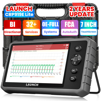 Outil d'analyse bidirectionnelle FCA AutoAuth AutoVIN & AutoScan avec 2 ans gratuits EU Warehouse LAUNCH X431 CRP919E Lite